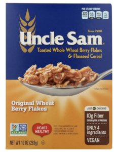 Box of uncle sam cereal